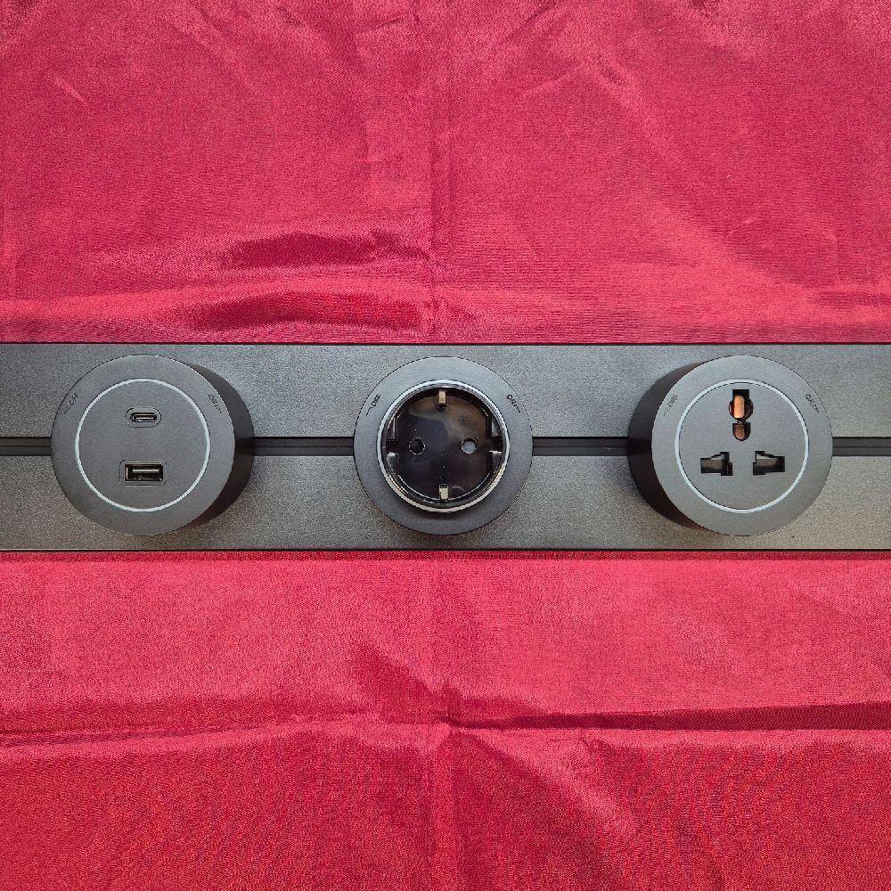 Jual Power Rail Socket Adaptor Rell Stop Kontak Tempel Tembok Soket ...