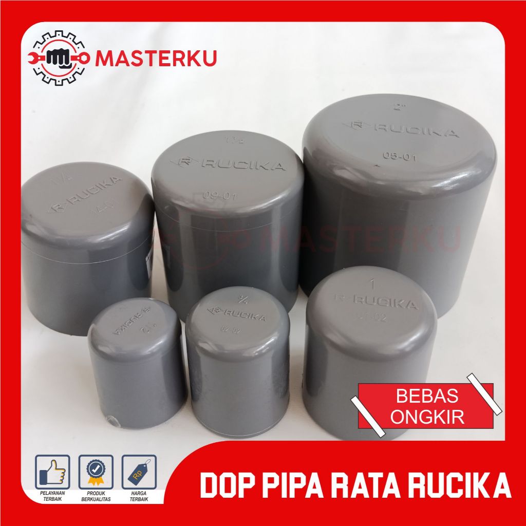 Jual SAMBUNGAN PIPA DOP AW /CAP RATA/ DOP RATA /TUTUP PIPA KELAS AW/END ...