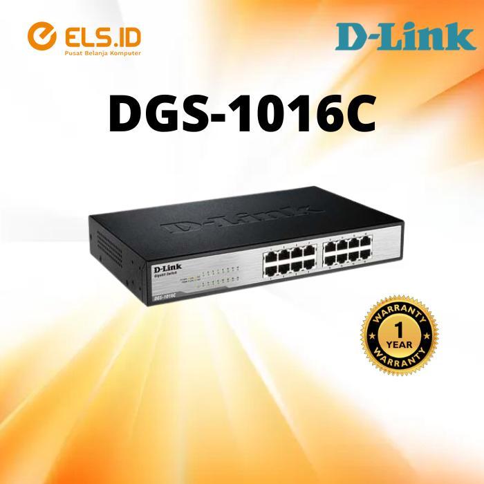 Jual D-Link DGS-1016C Switch Hub 16 Port | Shopee Indonesia