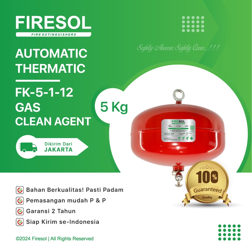 Jual Alat Pemadam Api Otomatis / Automatic Thermatic Clean Agent FK5112 ...