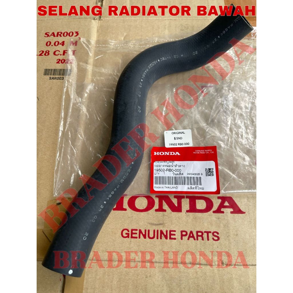 Jual SELANG AIR RADIATOR ATAS BAWAH JAZZ GE8 TYPE S RS FREED GB3 CITY ...