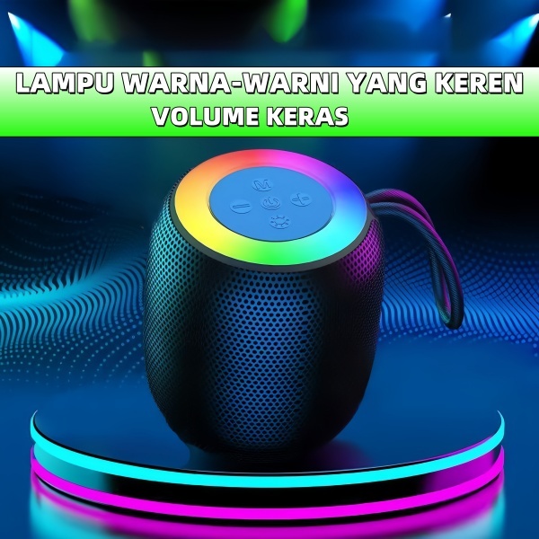 Jual Speaker Bluetooth Portable RGB Super Bass Speaker LED Bluetooth ...