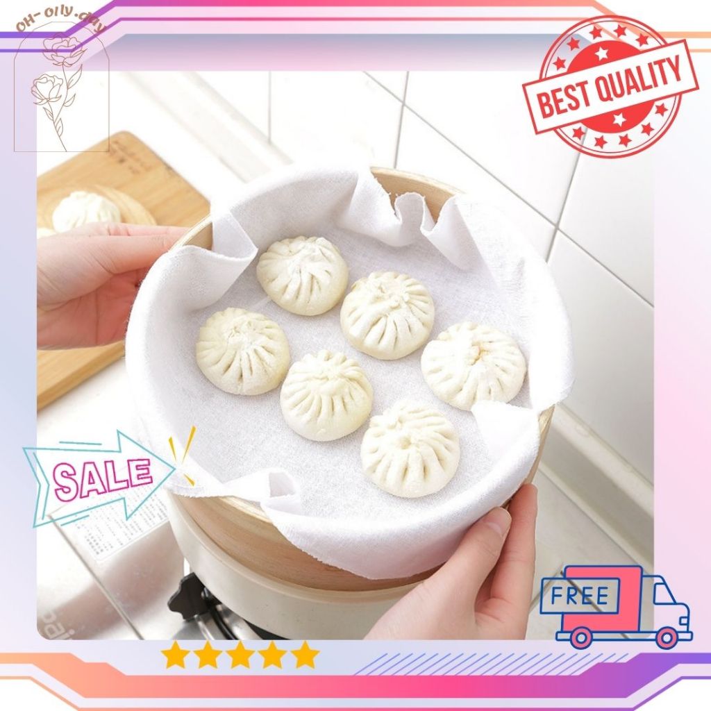 Jual Kain Tatakan Kukusan anti panas Anti lengket Kain Kukusan Makanan ...