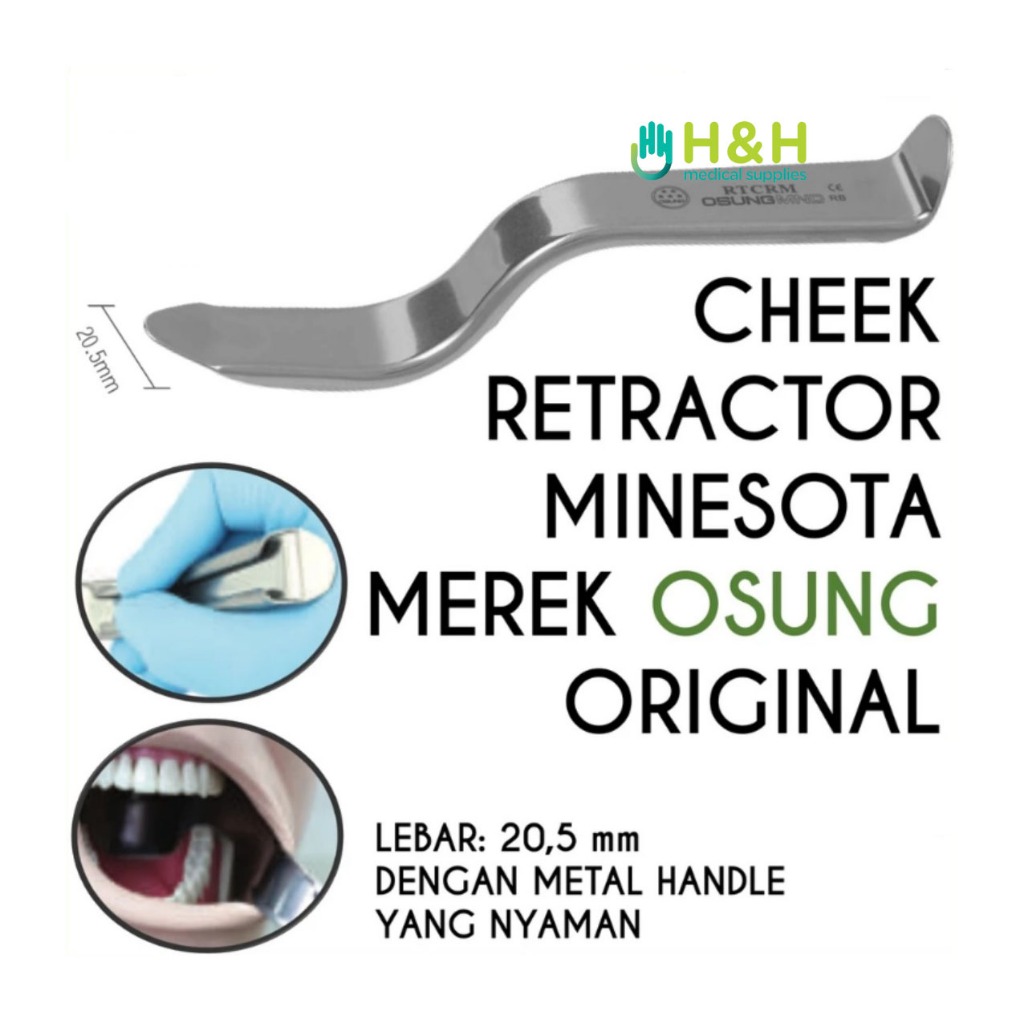 Jual Cheek Retractor Minoseta OSUNG / Cheek Retractor Dental Tipe ...