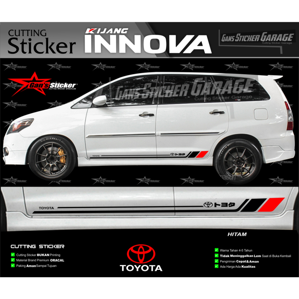 Jual Cutting Sticker Toyota Kijang innova | Shopee Indonesia