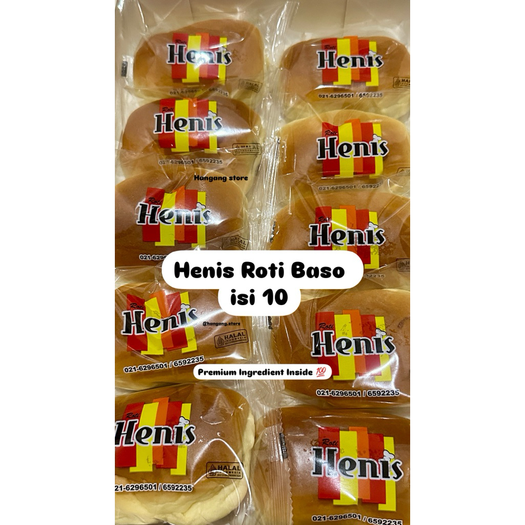Jual Roti Henis - Baso Ayam/Keju/Cokelat/Cokelat Keju ( Isi 10 ...