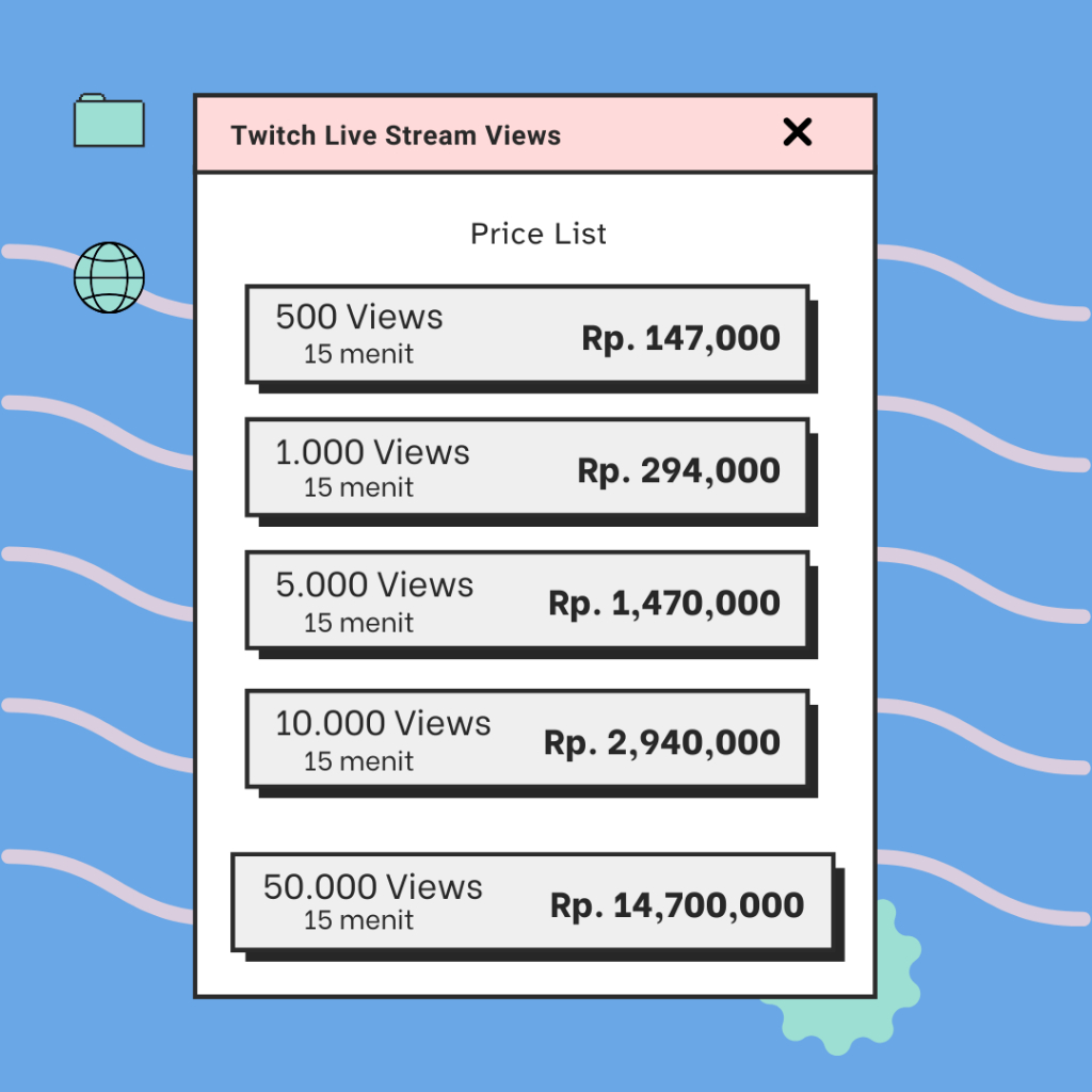 Jual Twitch Live Stream Views | Tambah Penonton Live Twitch | Real ...