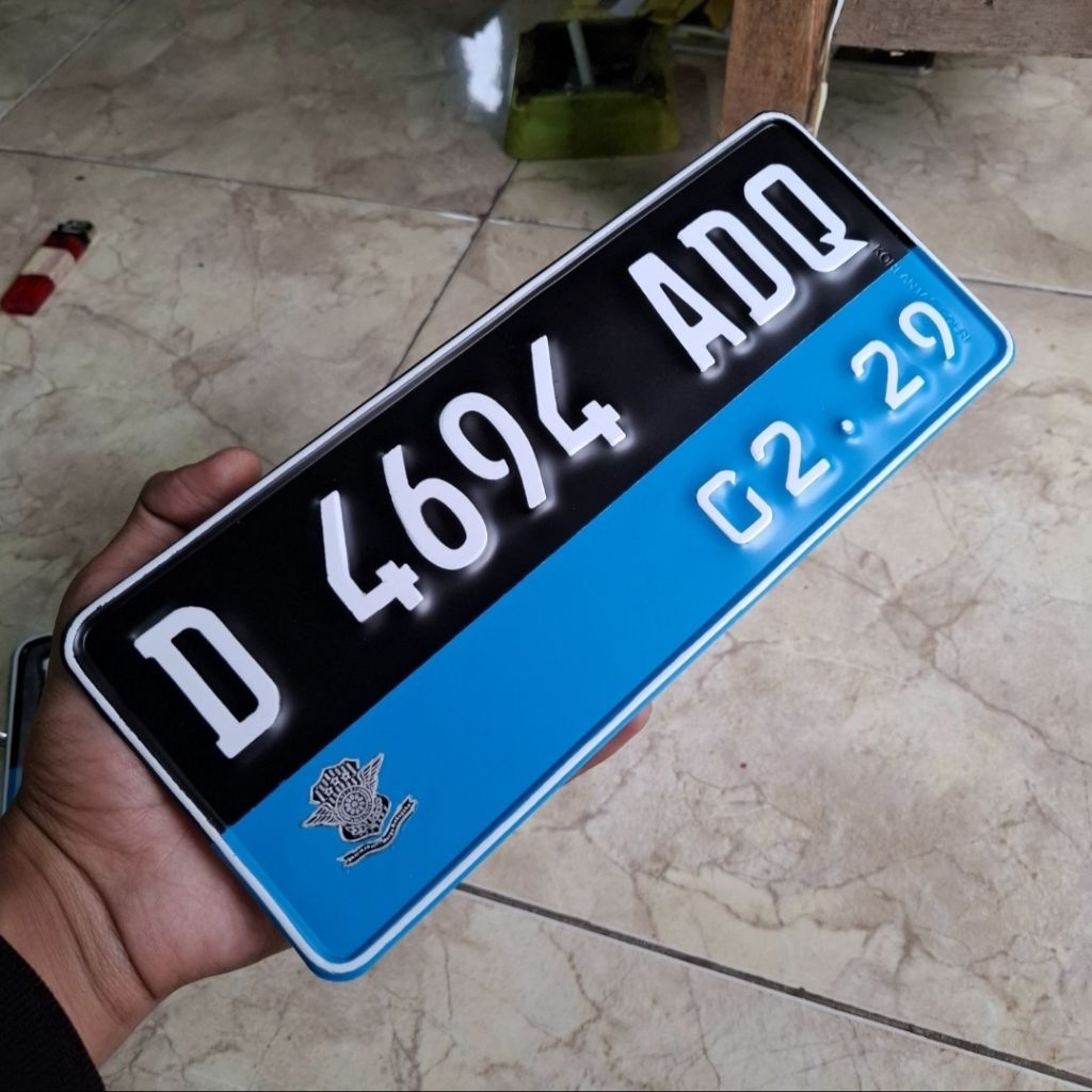 Jual PLAT NOMOR MOTOR STANDAR MOLIS [ MOTOR LISTRIK ] - Orian Asli