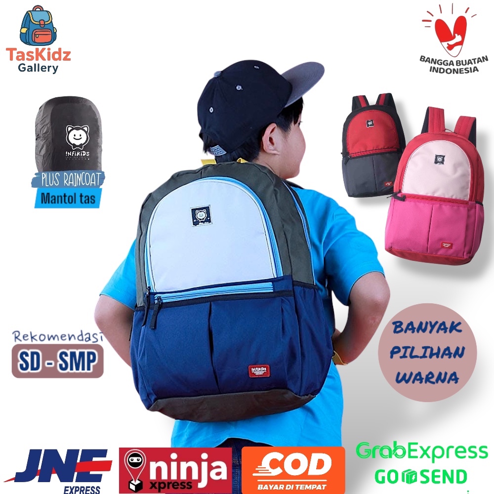 Jual TasKids Gallery - Tas Punggung Anak Sekolah SD SMP Tas Ransel Laki ...
