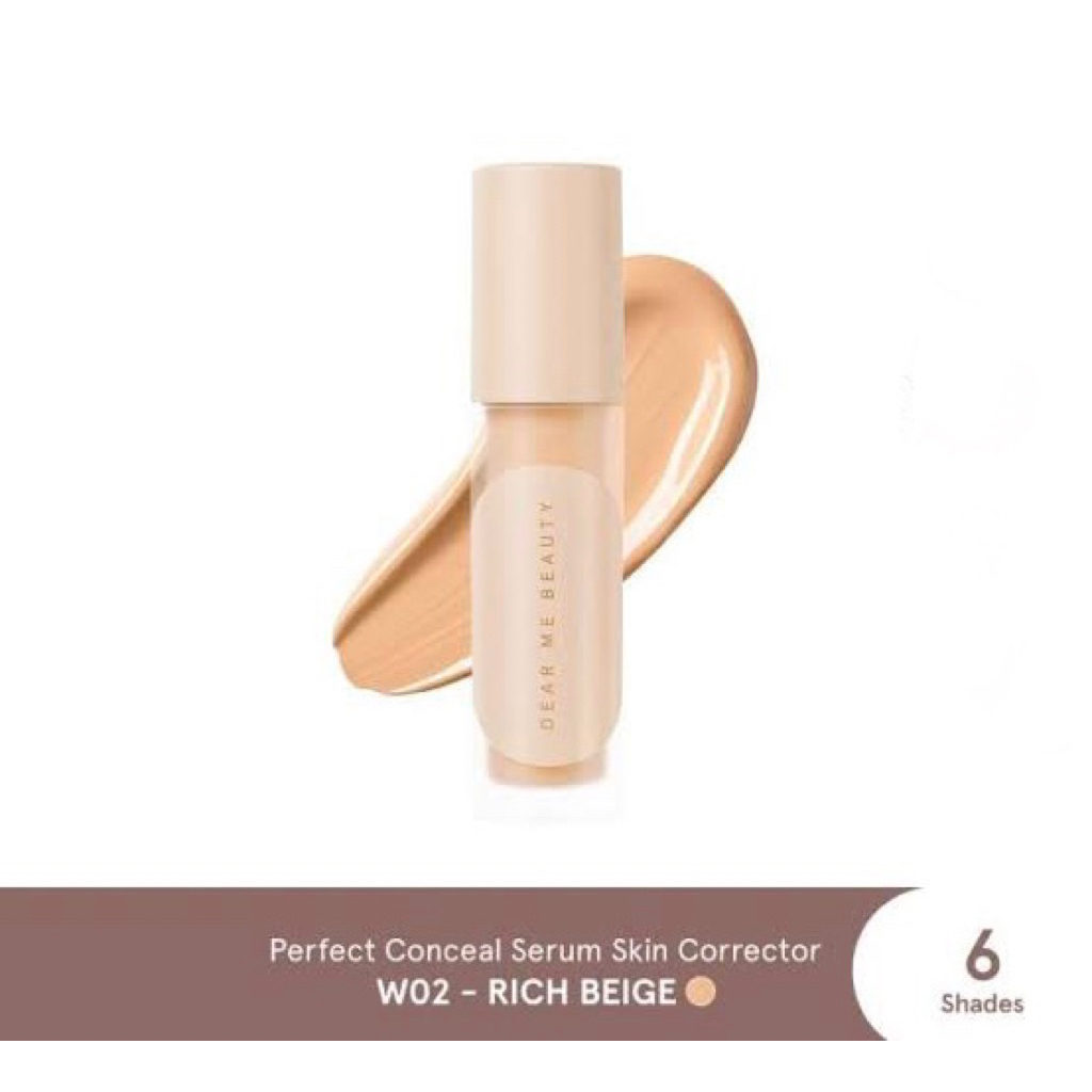 Jual Dear Me Beauty Perfect Concealer Serum - W02 Rich Beige | Shopee ...