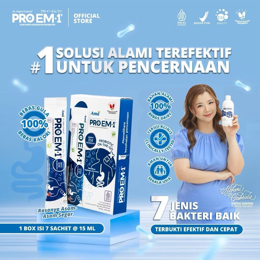 Jual Pro EM 1 - proem 1 vitamin probiotik original suplemen anak bayi ...