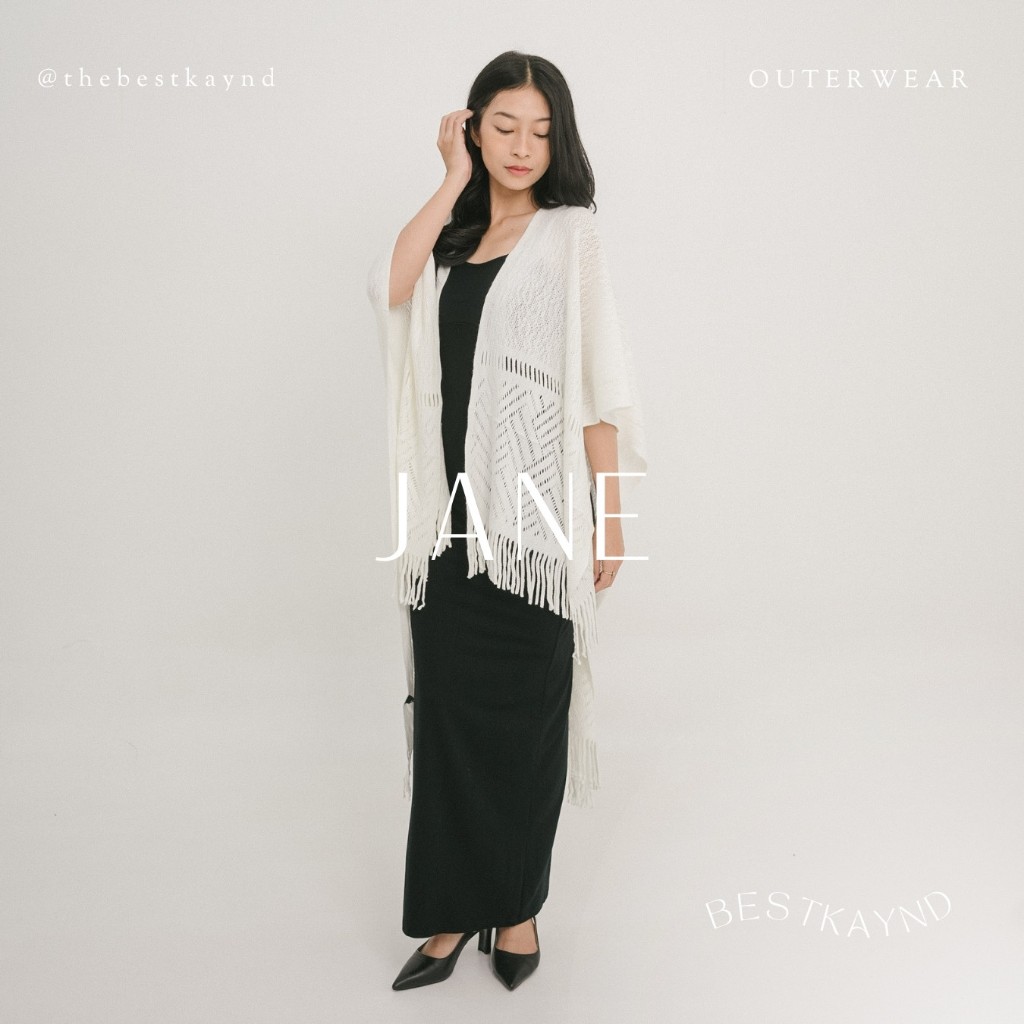 Jual The Best Kaynd Jane Cape Outerwear | Shopee Indonesia