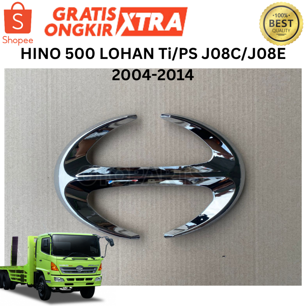 Jual EMBLEM TULISAN H BATMAN UNTUK HINO 500 LOHAN NEW RANGER JEMBER 235 ...