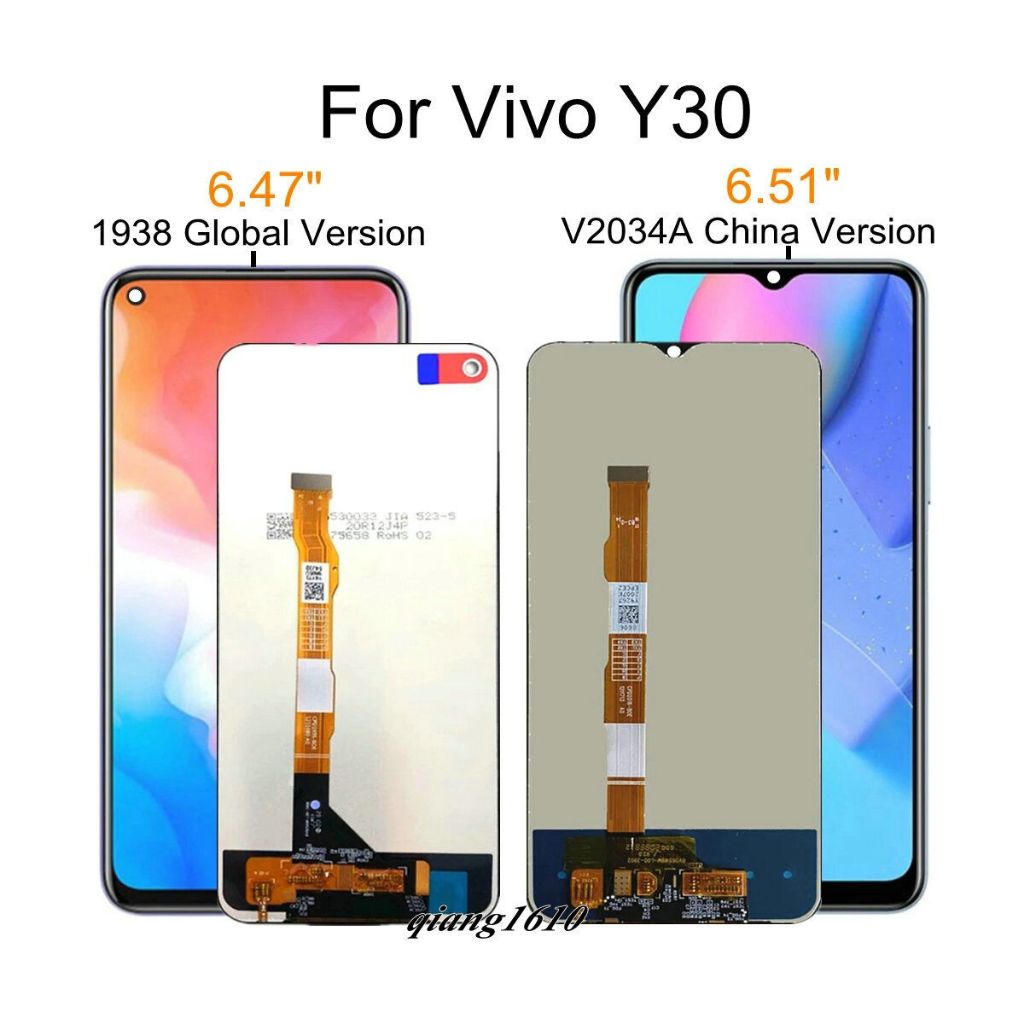 Jual LCD VIVO Y30 / VIVO Y30I ORIGINAL/ VIVO Y50/TOUCHSCREEN/LAYAR ...