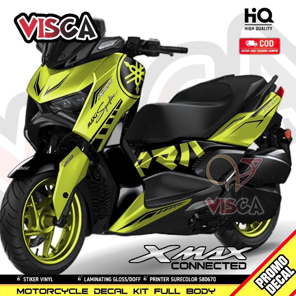 Jual Decal XMAX Connected Full Body Stiker XMAX 250 Variasi Decal ...