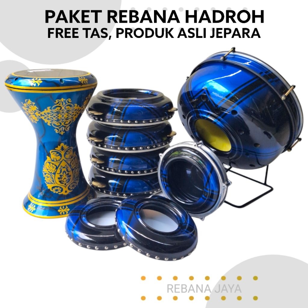 Jual Rebana Hadroh Hadrah Jepara Satu Paket | Shopee Indonesia