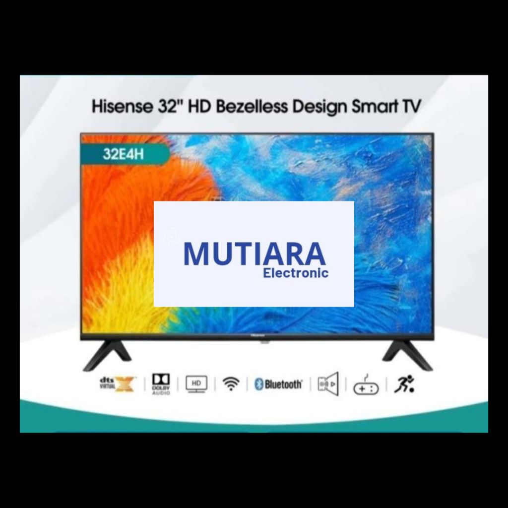 Jual HISENSE 32E4H HD SMART TV BEZELESS 32 INCH | Shopee Indonesia