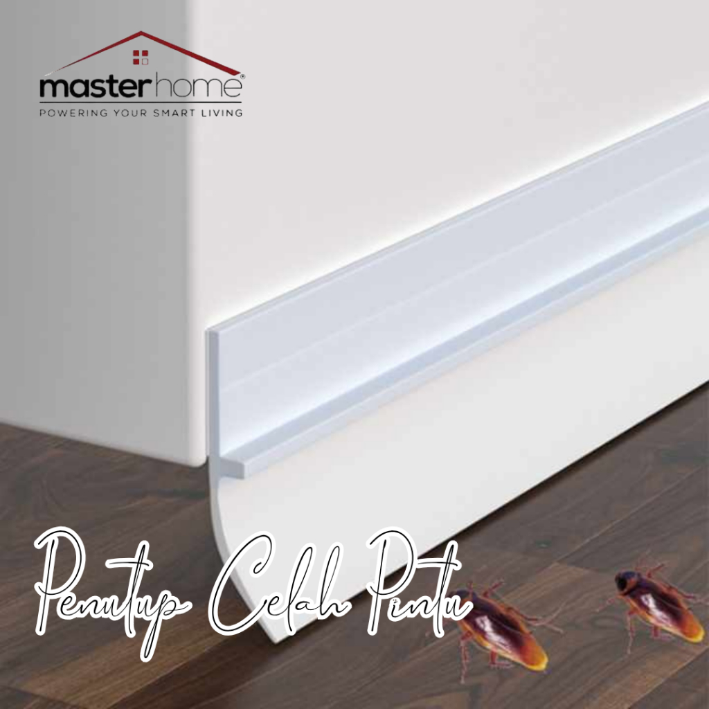 [BEST SELLER] Masterhome Penutup Lubang Bawah Pintu | Door Bottom Seal | Penghalang Debu Angin Serangga | Penutup Celah Anti Kecoa Model Silikon Karet