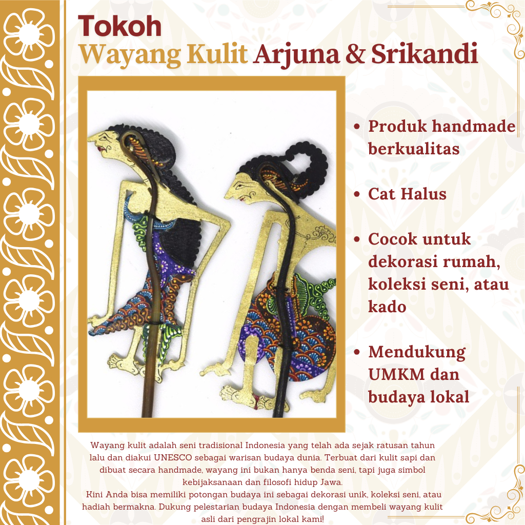 Théâtre d'ombres Indonésien Wayang Kulit Prabu Rama