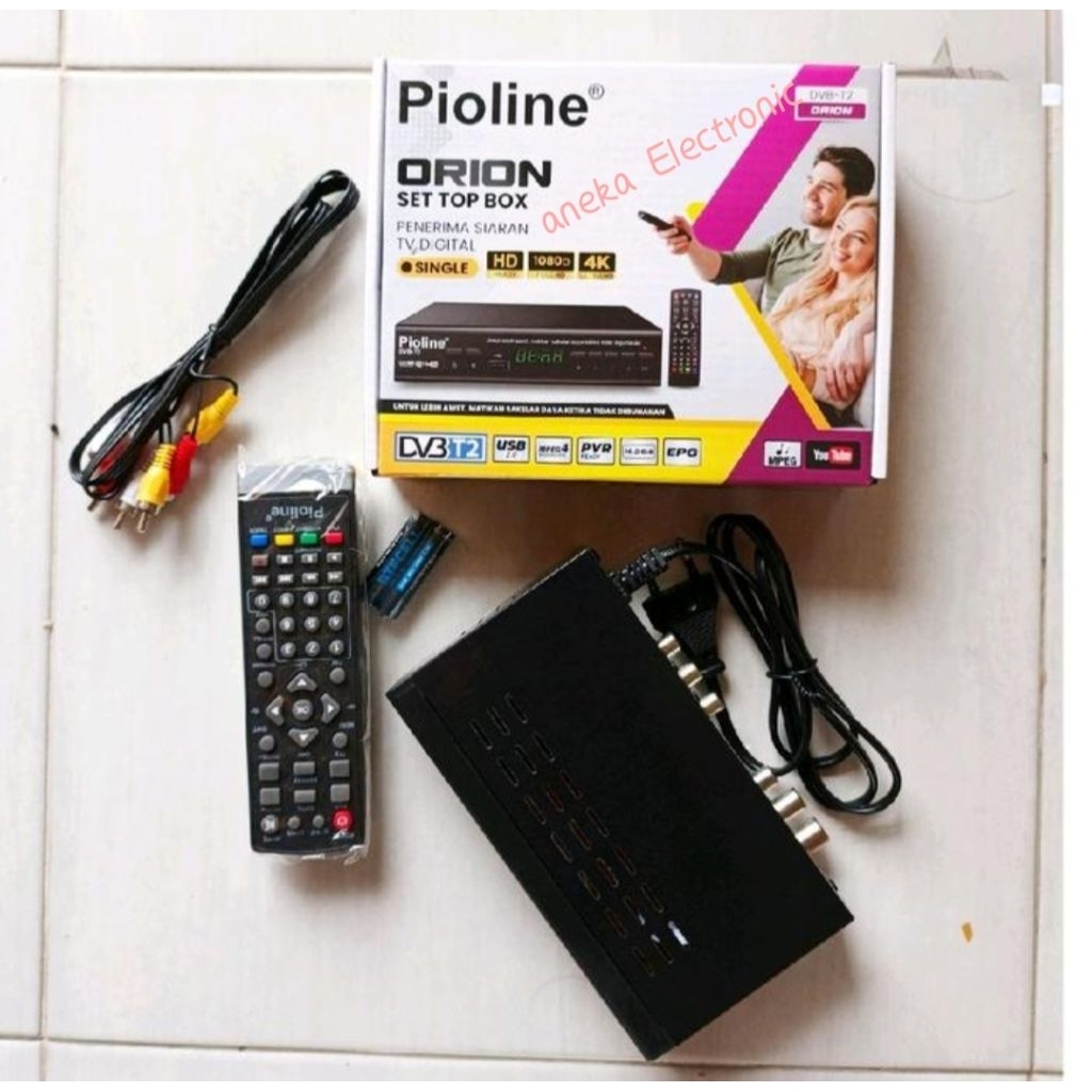 Jual Pioline Orion/Mitsonic Set Top Box DVB-T2 Digital STB ORION DVB-T2 ...