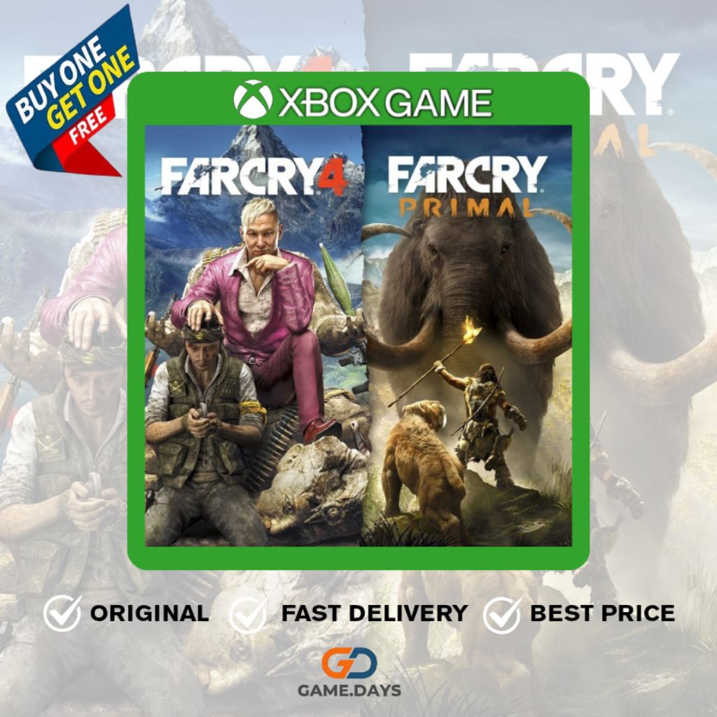 Jual Far Cry 4 + Far Cry Primal Xbox One / Series X|S | Shopee Indonesia
