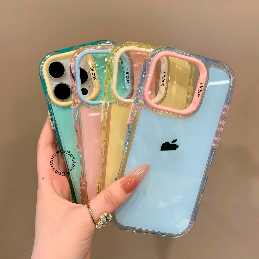 Jual ORIBOX Berlogo In Colors Macaron Case Iphone Softcase