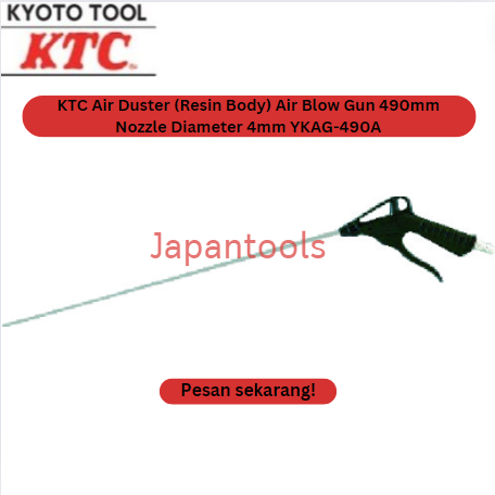 ABAC G-503 Compressed Air Gun With 10 Cm Long Nozzle, Diameter 3.8 Mm Nozzle, Compressed Air Cleaning Gun With Max. Pressure 8 Bar, Aluminium