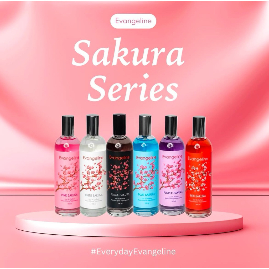 Jual (DISTRIBUTOR BWI) Evangeline Eau De Parfum Natural Spray Sakura ...