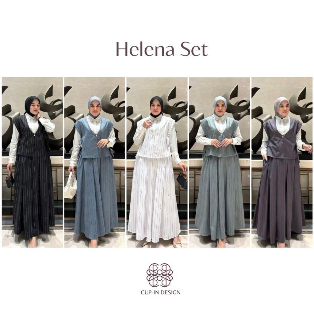 Jual HELENA SET ROK 3IN1 BY RAY ORIGINAL | Shopee Indonesia