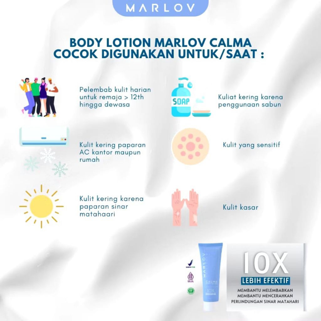 Jual marlov body lotion calma 100 ml | Shopee Indonesia