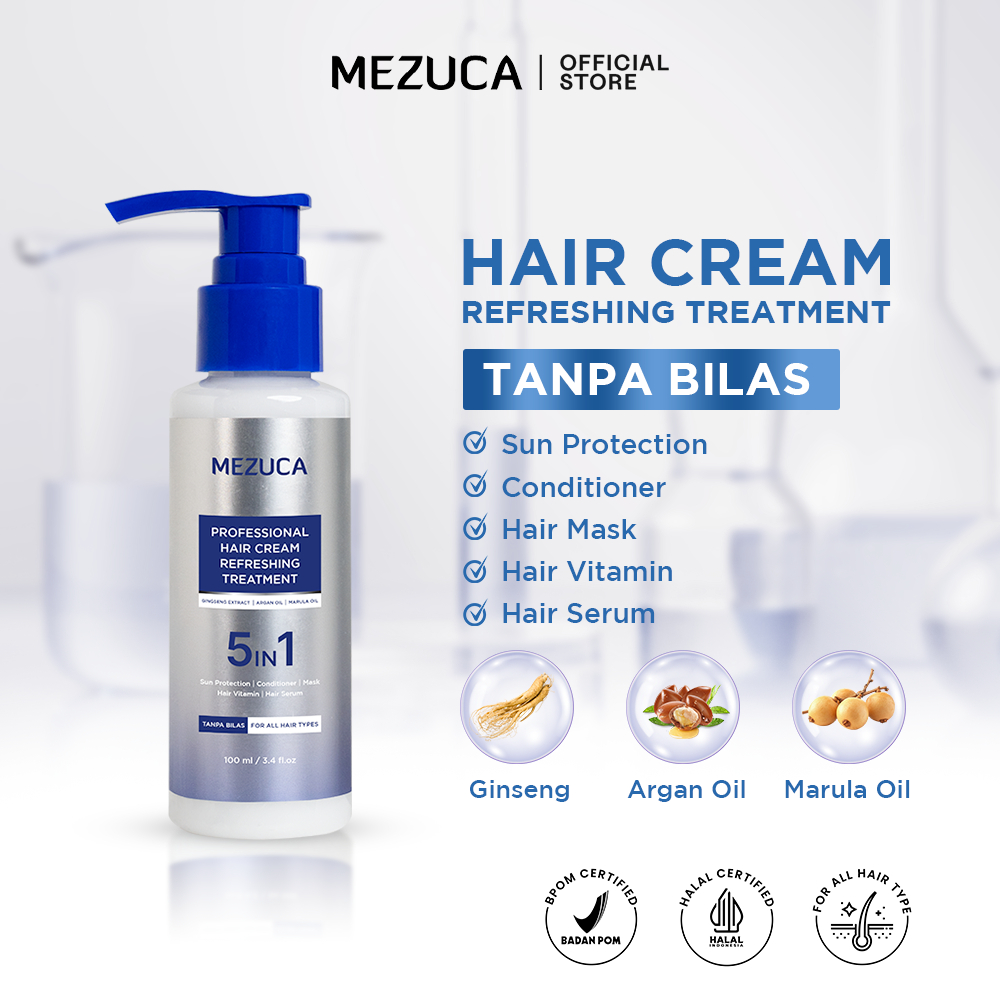 Jual MEZUCA Profesional Hair Cream Refreshing Treatment Tanpa Bilas ...