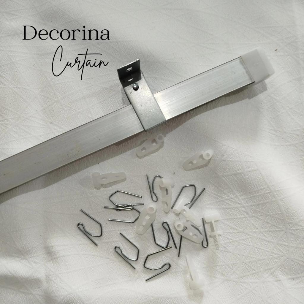 Decorina Curtain - Besi Vitrase Batang Gorden Alumunium untuk kelambu dalaman korden