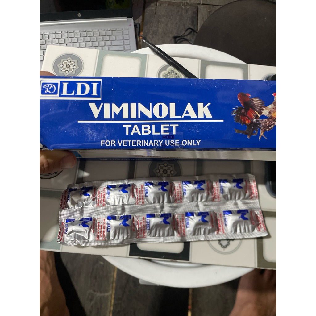 Jual Viminolak vitamin ayam atau doping tablet 1 strip isi 10 tablets ...