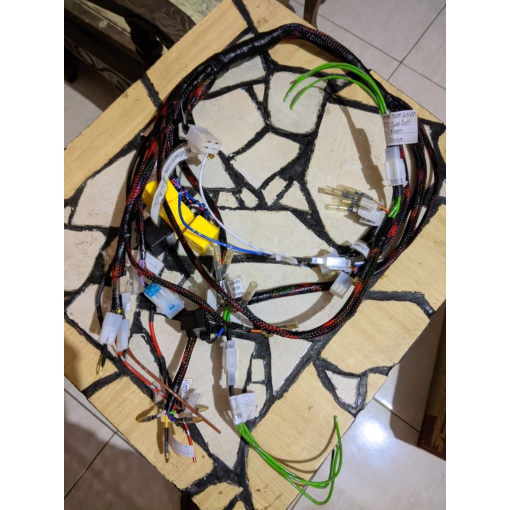 Jual Kabel Body Set Kabel Body Tatanan FULL SOKET Kabel Serat Pnp CB ...
