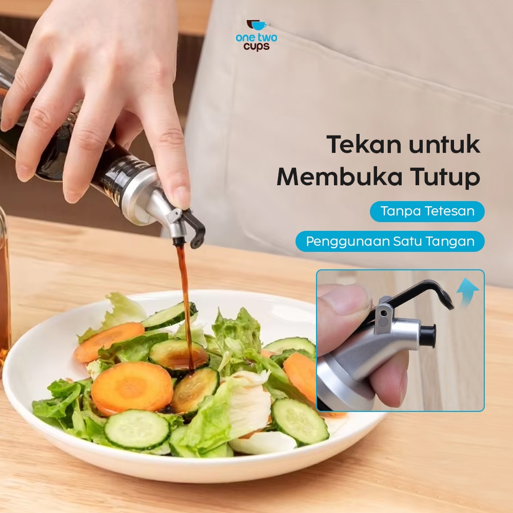 Jual PROMO ONE TWO CUPS BOTOL MINYAK OLIVE OIL COOKING SEASONING BOTTLE ...