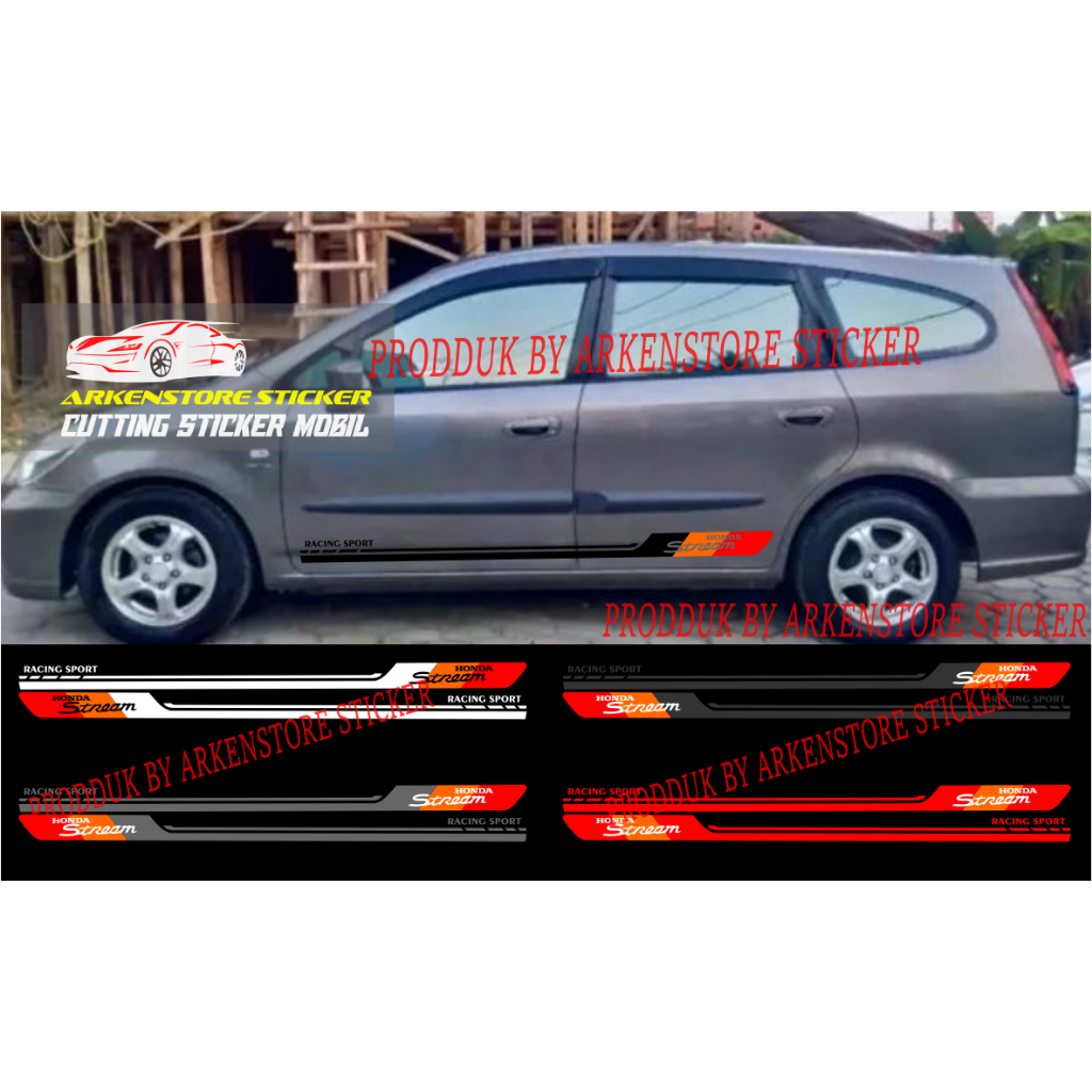 Jual Stiker mobil honda Stream cutting stiker sticker mobil Stream ...