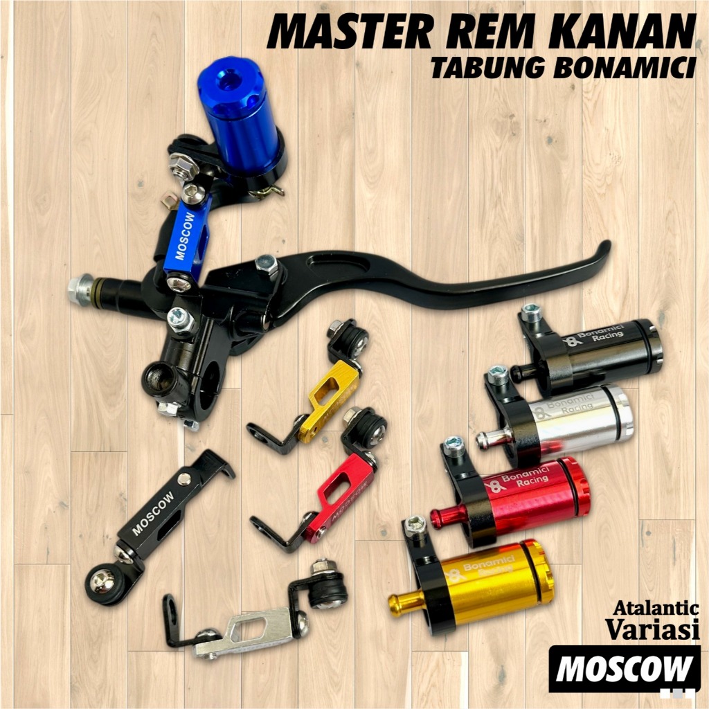 Jual MASTER REM KANAN HANDLE REM RIGHT BRAKE PUMP TABUNG BONAMICI FULL ...