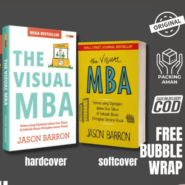 Jual Buku The Visual MBA by Jason Barron Softcover Hardcover | Shopee ...