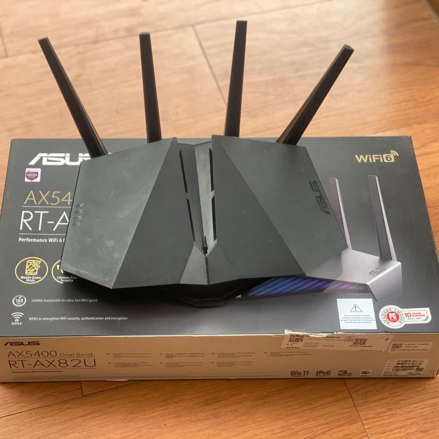 Jual ASUS RT-AX82U AX5400 WiFi 6 With AiMesh AX 5400 WIFI6 Wireless ...