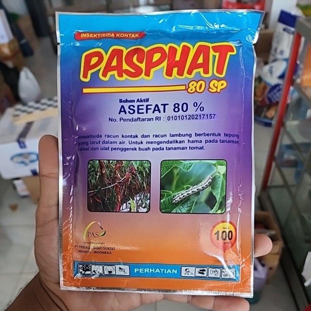 Jual Insektisida PASPHAT ba. ASEFAT 80% 100gr | Shopee Indonesia