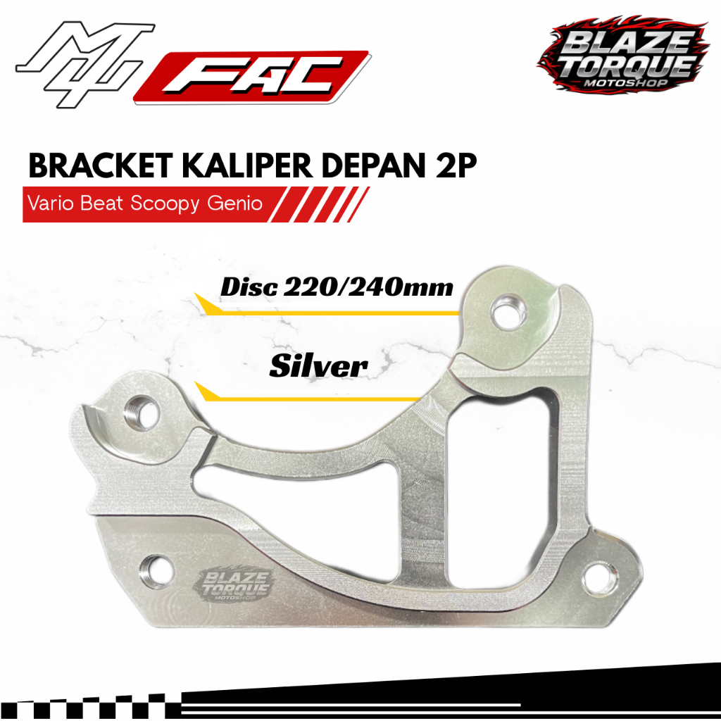 Jual Kaliper RPD 2 Piston 2P + Bracket Depan Disk 260mm Kaliper Vario ...