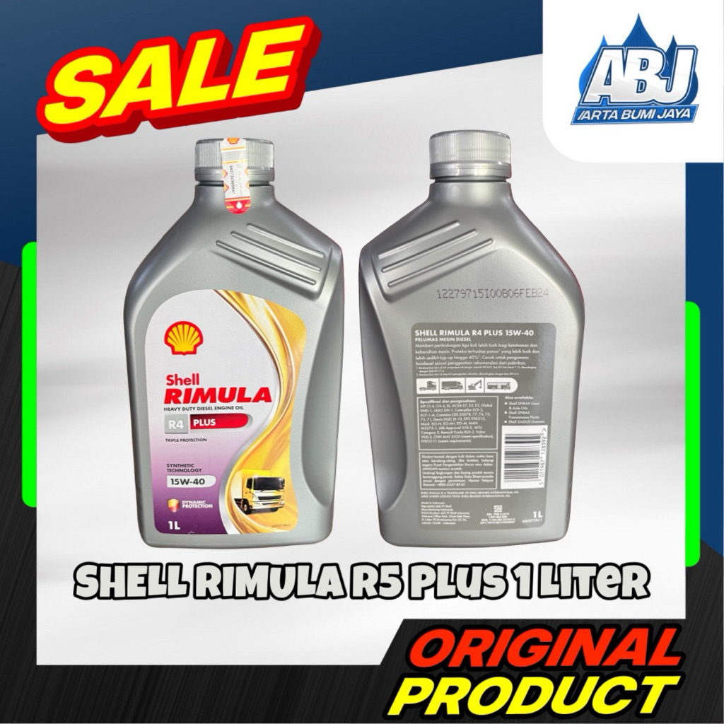 Jual Oli Mesin Diesel Mobil Shell Rimula R4 Plus 1 Liter | Shopee Indonesia