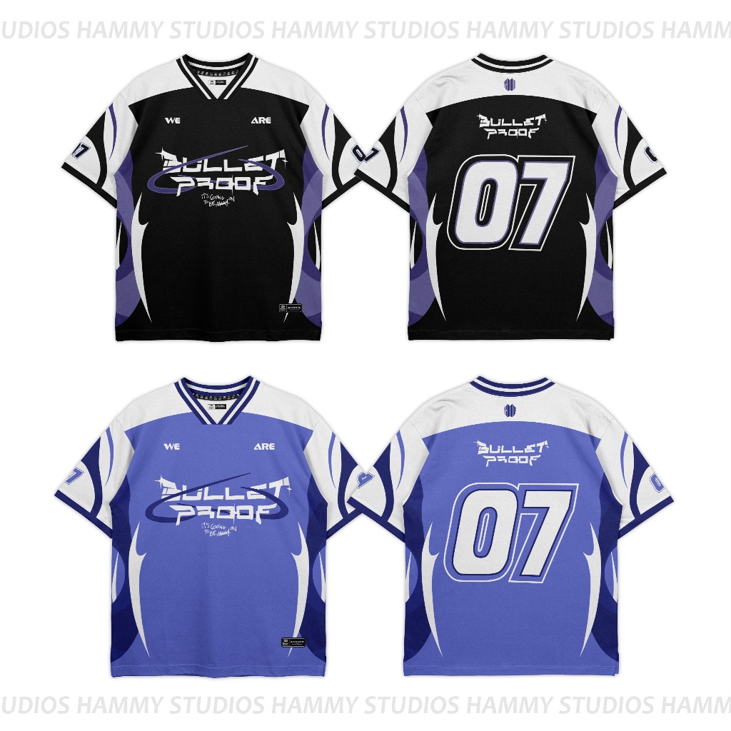 Jual Bulletproof Premium Jersey / jersey kpop /Jersey band // jersey ...