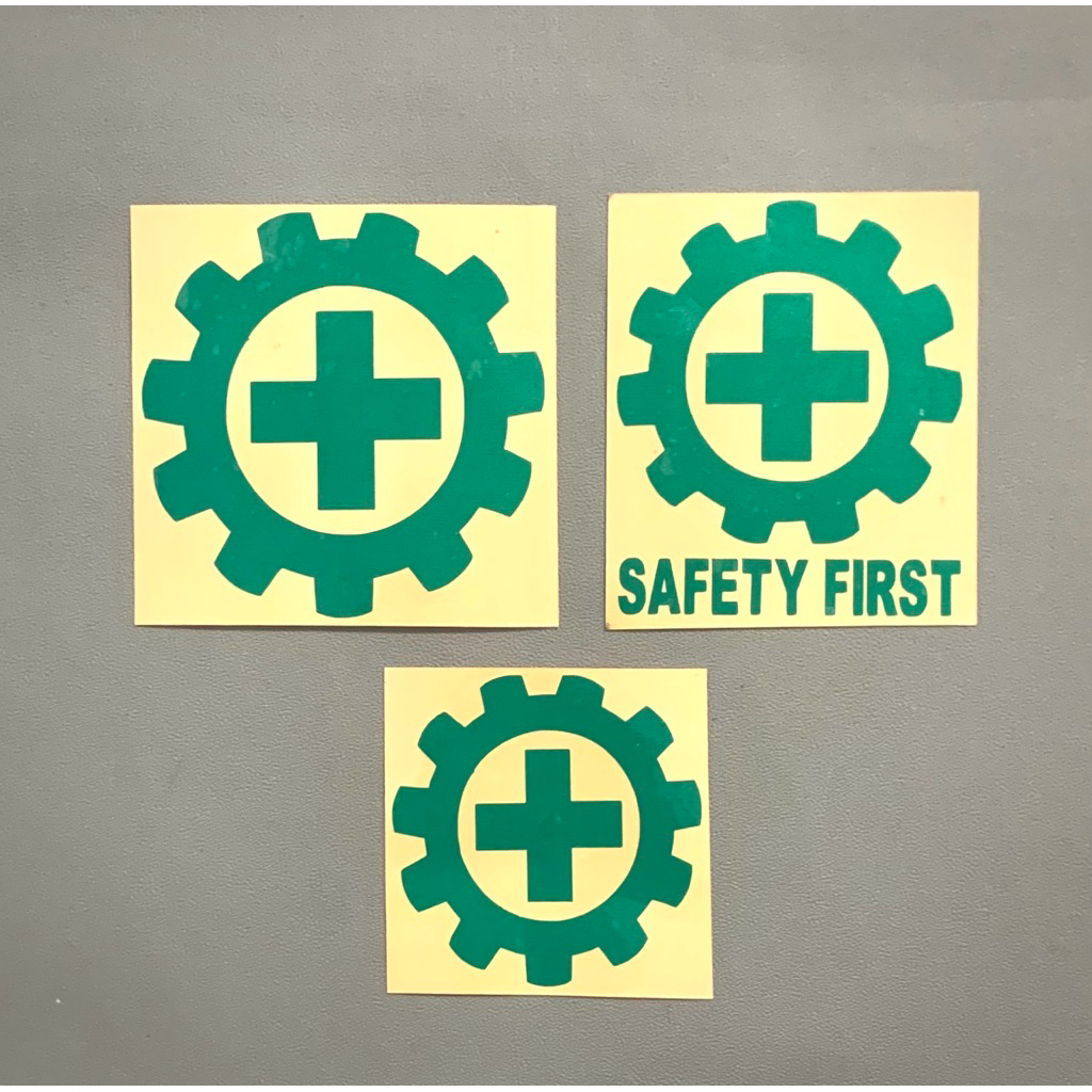 Jual STIKER CUTTING K3 SAFETY FIRST STICKER HELM MOTOR | Shopee Indonesia