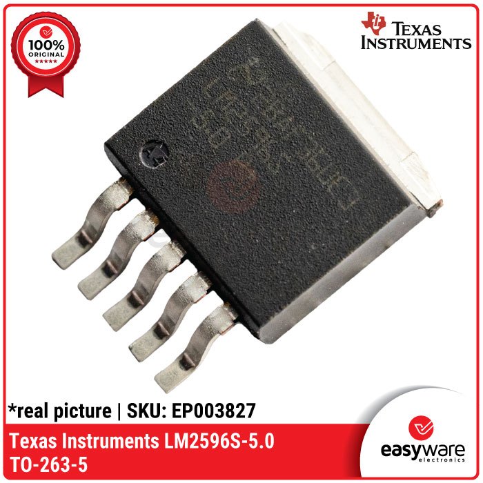 Jual IC LM2596 Texas Instruments LM2596S-5.0 TO 263-5 LM 2596 S ...