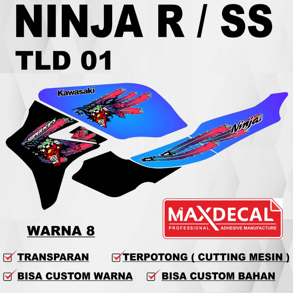 Jual Stiker Ninja SS Stiker Ninja R / Striping Ninja SS Striping Ninja ...