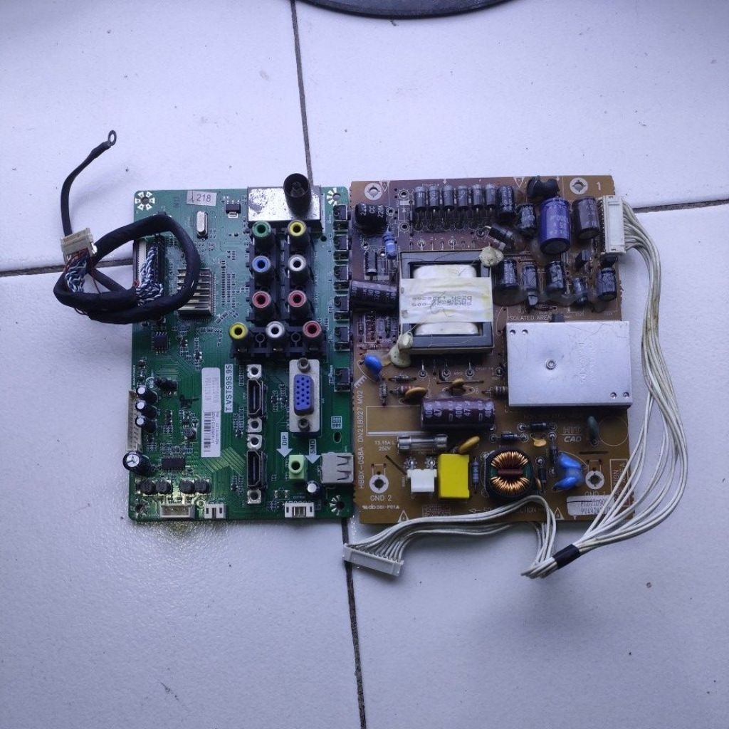 Jual mb mainboard + psu power supply polytron PLD 22D900 copotan panel ...