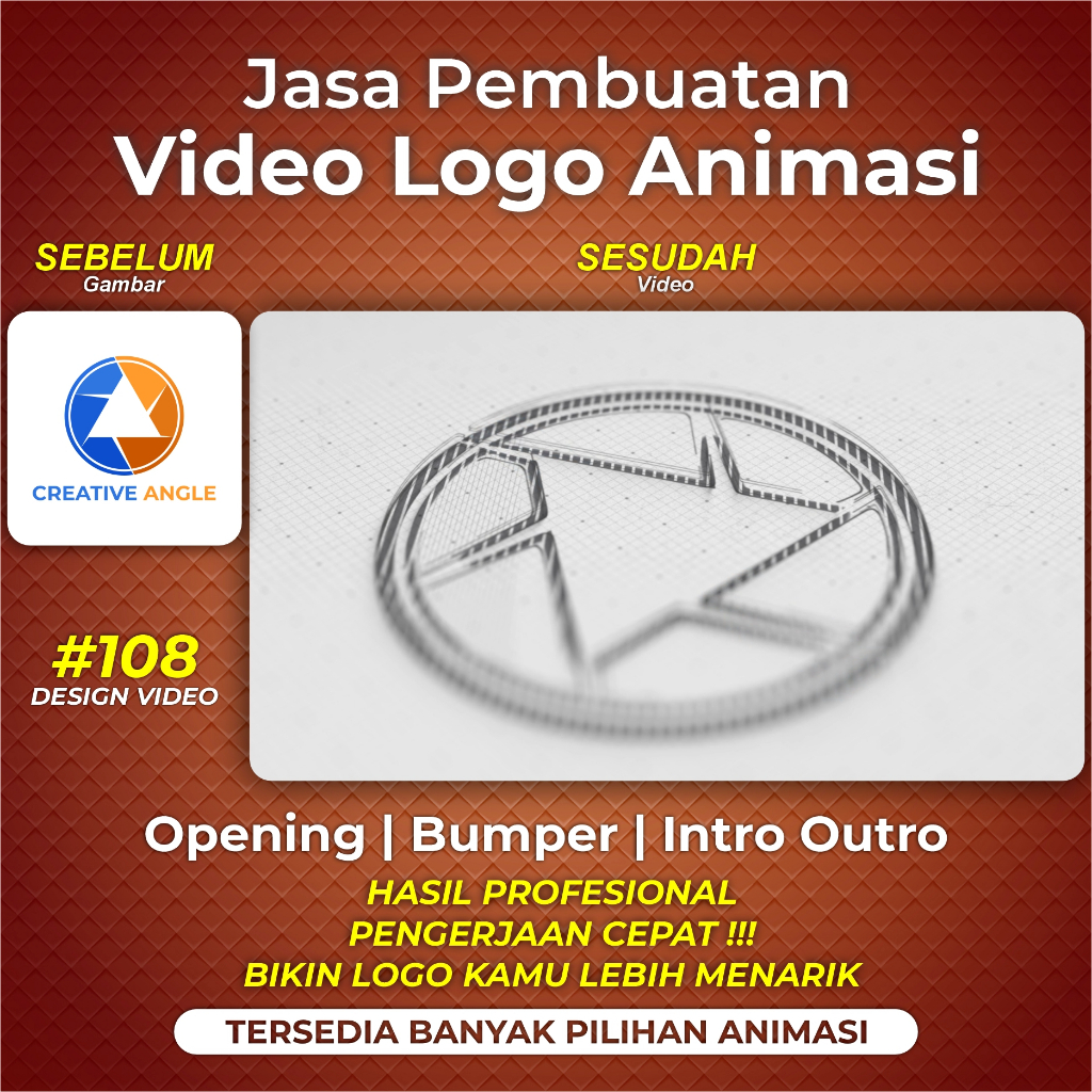 Jual Jasa Pembuatan Video Motion Graphic Opening Intro Outro Logo untuk ...