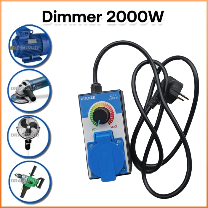 Jual Dimmer Dimer 2000 Watt Ac 220v / Dimmer Pengatur Kecepatan ...