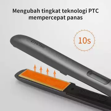 Catokan Tourmaline LIVCHIC LS303 2 IN 1 Pelurus Rambut Keramik Dan Keriting Professional